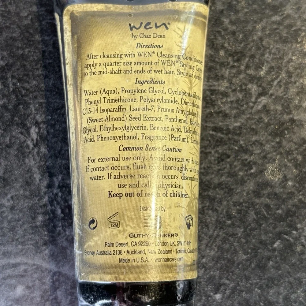 WEN By Chaz Dean Sweet Almond Mint Antifrizz Nourishing Styling Creme 2oz SEALED